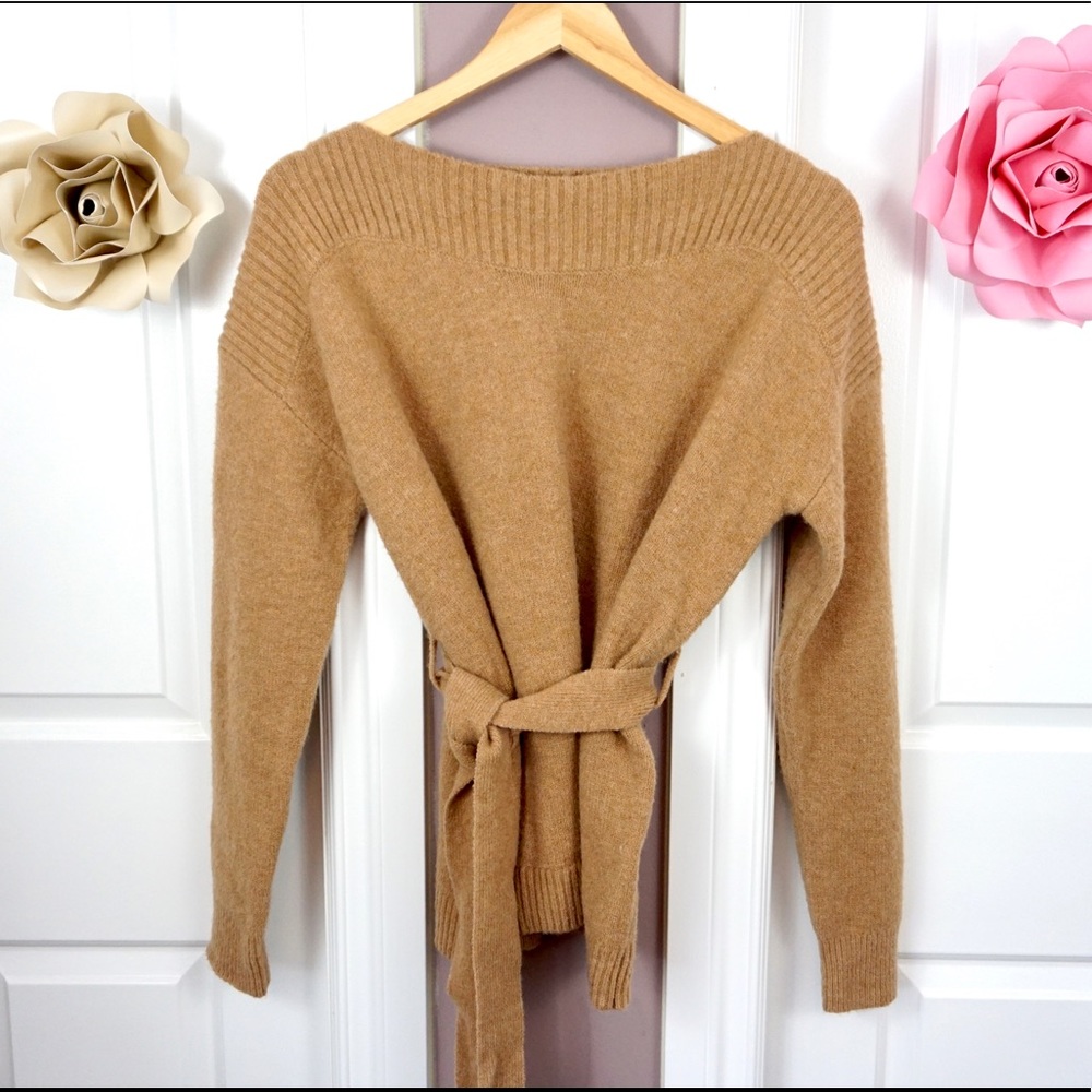 BNWT! Madewell - Boat Neck Waist-tie Sweater - Picture 2 of 7